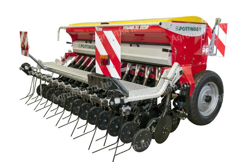Mechanický závěsný secí stroj Pöttinger Vitasem 3000
