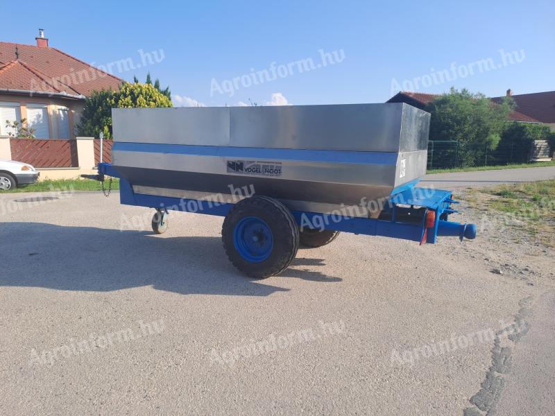 Wózek do zbiorów Inox 4000-L z monopompą Sopron-Tokaj