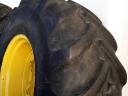 480/80R26 gumiabroncs,  állítható felnivel. John Deere 7810 elülső kerék.R112387 és 26XW15L