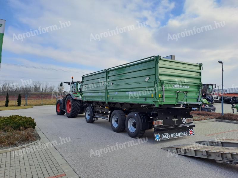 Brantner DD 24073/2 XXL forgózsámolyos 3 tengelyes 3 oldalra billentő pótkocsi