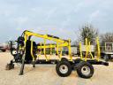 Hydrofast H11 kamion za prijevoz drva sa 7-metarskom dizalicom