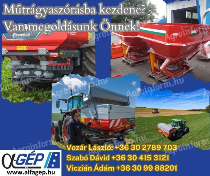 KVERNELAND ÉS M-5615/02/AC MŰTRÁGYASZÓRÓK KÉSZLETRŐL