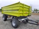 Fliegl DK 110 double axle, 3 side tipper trailer