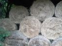 Round bales of hay from round bale storage for sale