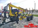 Hydrofast H9 crane forestry finishing trailer