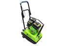 Vibratoare plate 90 kg compactor de sol 4,1 kW/5, 6 HP * Zipper ZI-RPE90 + placă de cauciuc + cadru de transport