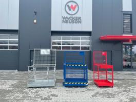 Munkakosár targoncához, raktárról