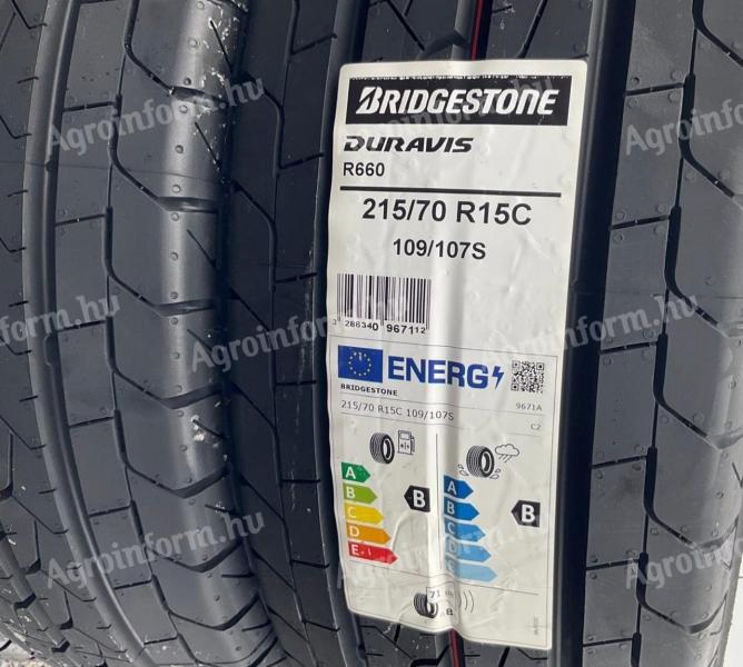 ÚJ kisteherautó BRIDGESTONE DURAVIS 215/70R15C R660 nyári gumi