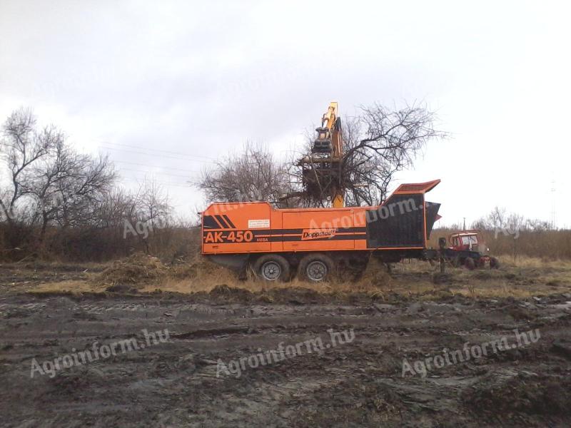 DOPPSTADT AK450 MEGA kladivový mlyn, drvič odpadu, humus a kompostovač