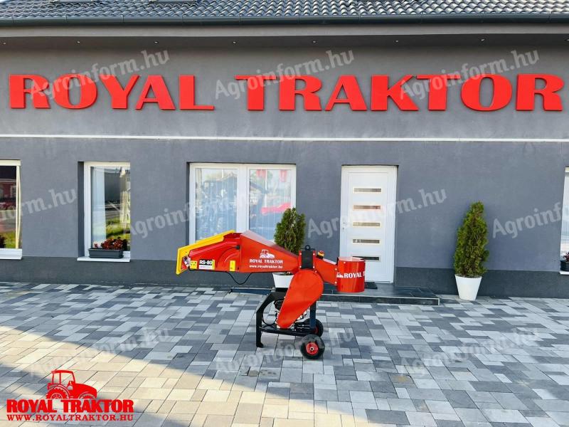 REMET RS-80 Wood chipper with 4 and 6 knives - Royal Tractor