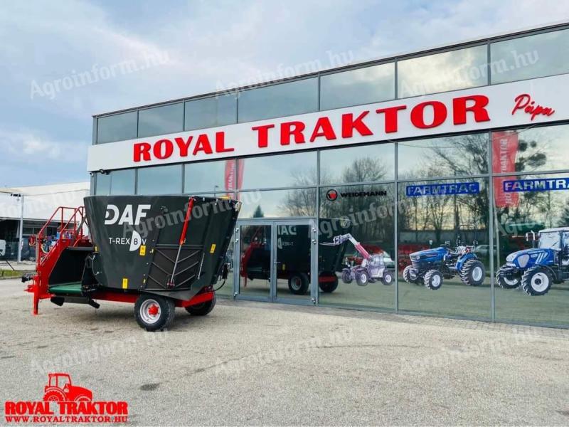 DAF T-REX 8 takarmánykeverő és kiosztókocsi