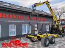 Hydrofast H9 crane forestry finishing trailer