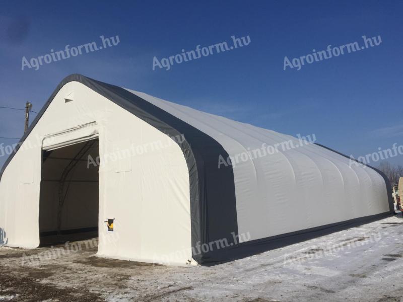 Cort tip casă 10 m x 18,3 m x 6,1 m din stoc