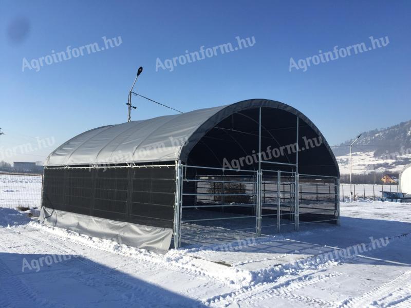 Namiot dla zwierząt 12 m x 12 m x 5 m z magazynu