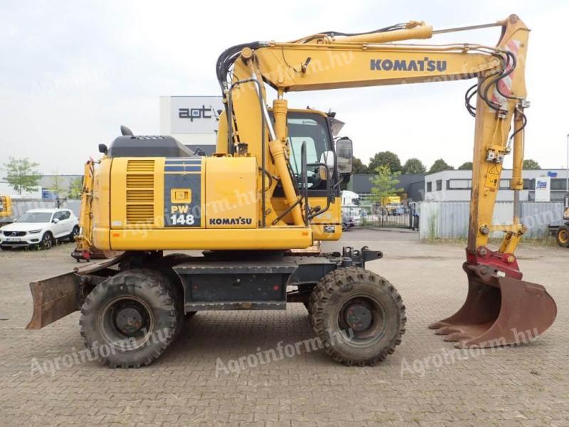 Komatsu PW148-8 / 2014 / 8550üó / Klíma / Lízing 20%-tól