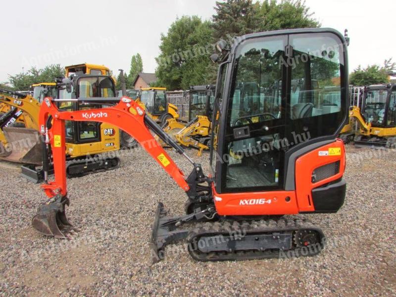 Kubota KX016-4 / 2021 / 670üó / Gyorscsatlakozó / Lízing 20%-tól