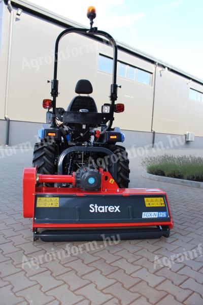 STAREX FGX-N 125-135-145-155-175 concasor nou cu ax armat - mulcător cu capac de deschidere