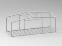 Container frame, mobile home frame 3x8 m available