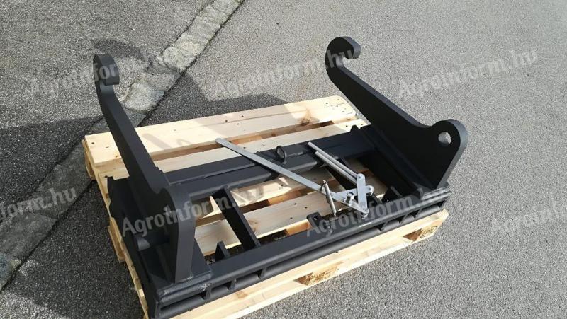 Homlokrakodó váltóadapter / gyorscsatlakozó 3300kg Kramer 8145t -hoz AL-ról Euro-ra