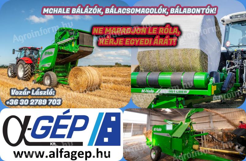 McHale balers, bale strippers, bale wrappers to the Tender for the SFA