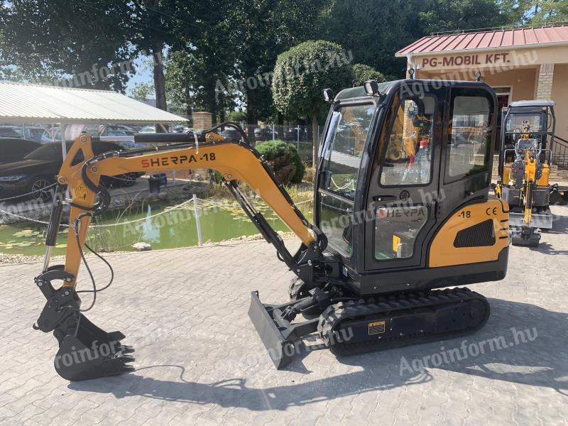 SHERPA WE18 with Kubota E5 engine - rotary excavator NEW