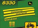 John Deere 8330 matrica (levonó,  decal,  Aufkleber)