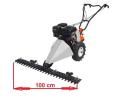 Self-propelled Alternating Tiller 6,5 HP Cutting width 100 cm Front mower 4T "Nakayama Pro" 4 stroke