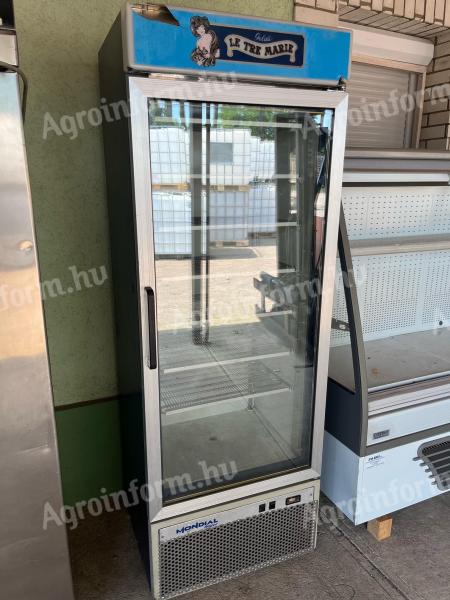 Used glass door freezer