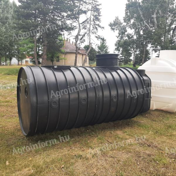 Rainwater storage, waste water collection tanks