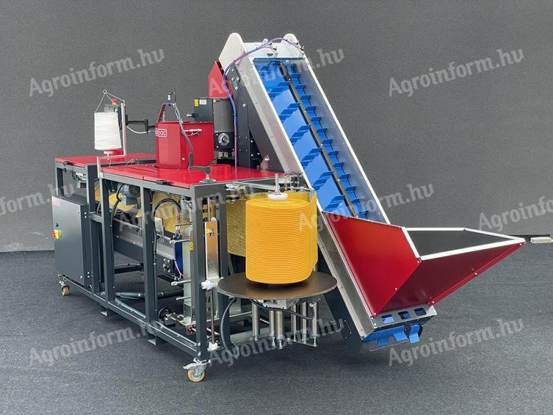 Sorpac AWRM-02 automatic packaging machine with weighing scale, 2 filling belts