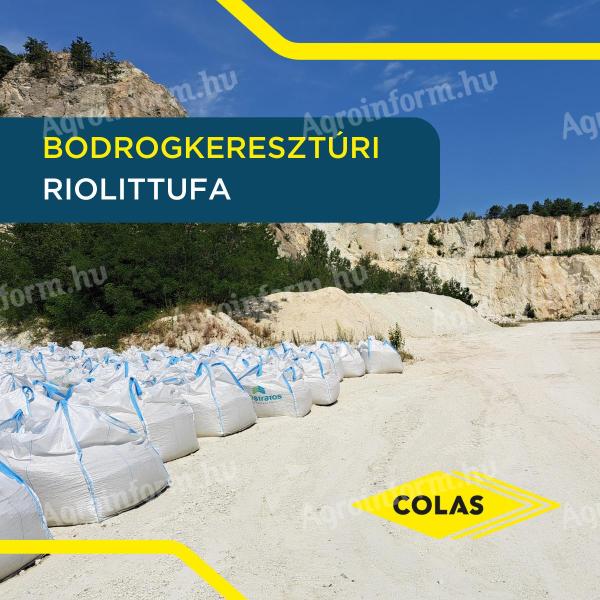 Soil structure improvement with mineral fertiliser | 0-5 mm riolite tuff grindings