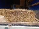 Straw bale cube, spelt straw