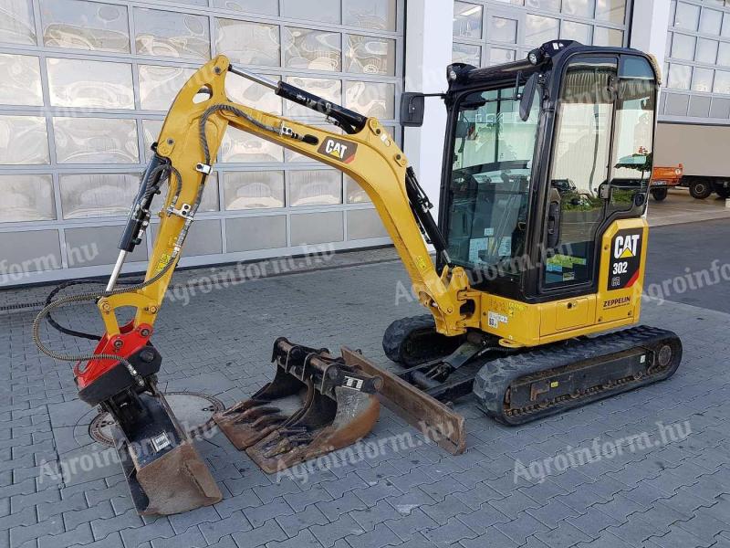 Caterpillar 302 / 2019 / 800 üó / 3db kanál / Lízing 20%-tól