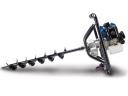 New earth auger soil auger 51.7 cm³ gasoline engine pit auger +100, 150, 200 auger Scheppach EB1700