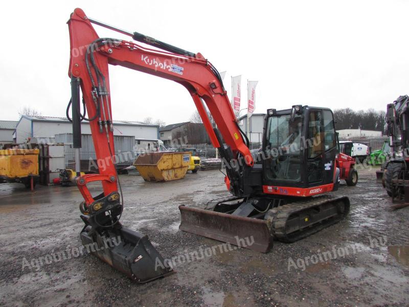 Kubota KX080-4 / 2015 / 4 000 üó / Klíma / Lízing 20%-tól