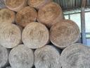 Round baling meadow hay mesh round bale, hay bale