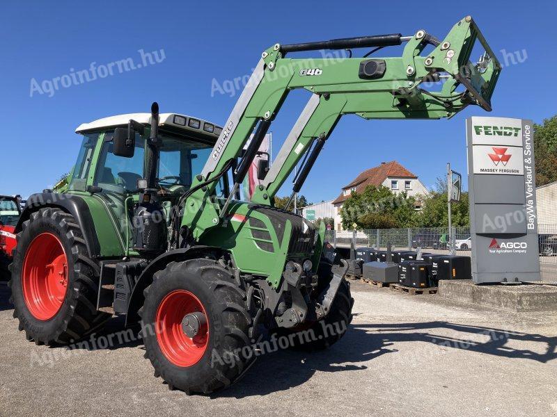 Fendt 313 Vario SCR traktor Quicke Q 46 homlokrakodóval