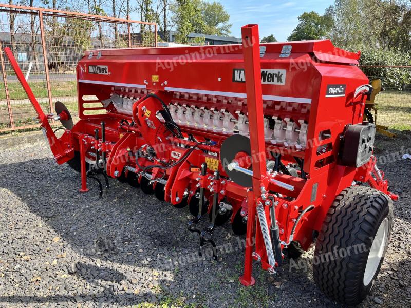 HanaWerk Superlin grain drill with cultivator shut-off SUPER ASSORTMENT