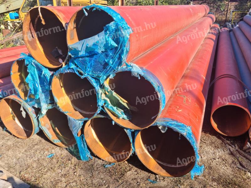 610x10 steel pipe, reel set (NEW) 12 m/strand, NOT NEW -46% discount