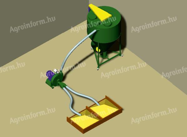 M-ROL Feed mixer-digester-balance! 1200 kg krmiva za hodinu