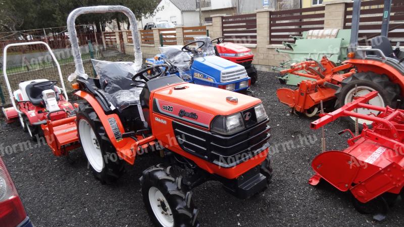 Kubota GB20 japanischer Minitraktor mit Pinne