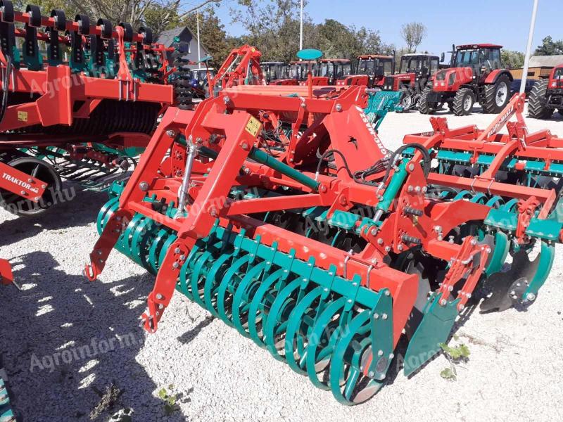 AGROMAS / AGRO-MASZ AT30 SEED DRILL WITH SUSPENSION - DISC CULTIVATOR - DISCOUNT PRICE