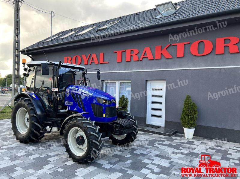 FARMTRAC 6100 DT V 95 LE TRAKTOR - RAKTÁRKÉSZLETRŐL - PERKINS MOTORRAL