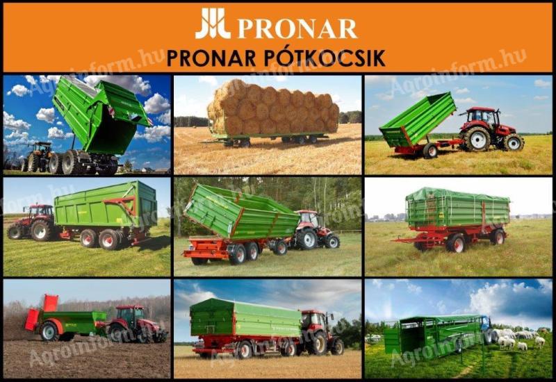 TENDER FOR A WIDE RANGE OF NEW PRONAR TRAILERS FROM STOCK WITH 3 YEARS WARRANTY