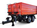 Zaslaw D-762-12XL tandem undercarriage trailer with 14 tonnes capacity