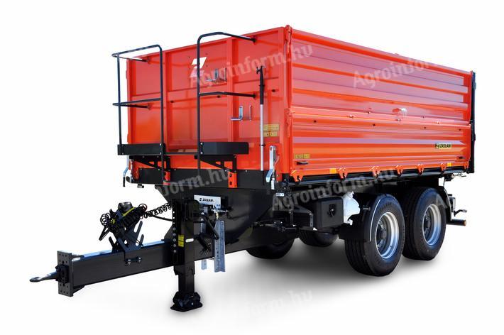 Zaslaw D-762-12XL tandem undercarriage trailer with 14 tonnes capacity