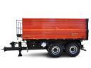 Zaslaw D-762-12XL tandem undercarriage trailer with 14 tonnes capacity