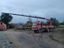 Steyr 32S37 fixed platform crane truck