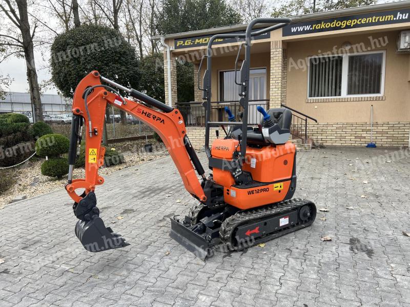 SHERPA WE12 Pro - Mini excavator motorizat Kubota NOU