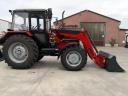 Belarus MTZ tractor mounted BlackBull JX80 front loader from DORKER Kft.